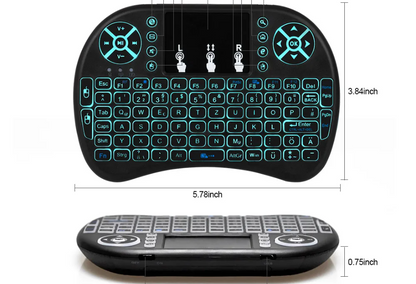 2.4G Mini Wireless Keyboard with Touchpad Backlit