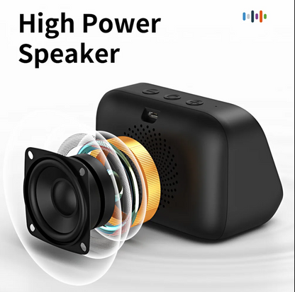 Bluetooth Speaker Alarm Clock with Voice Assistant