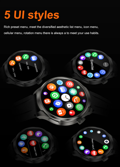 Smart Watch Men Waterproof Fitness GPS Bluetooth Call