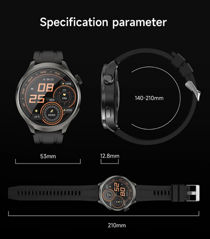 Smart Watch Men Waterproof Fitness GPS Bluetooth Call