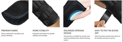 Wrist Support Adjustable Brace for Pain Relief Right Hand