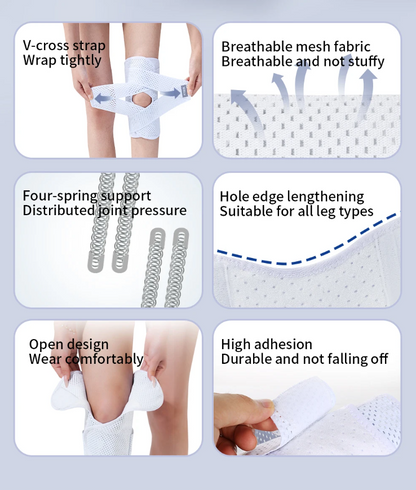 Knee Pads Elastic Support Brace for Sports Recovery