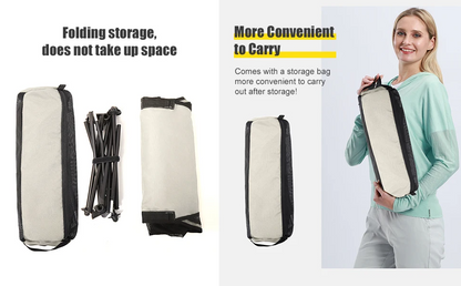 Camping Chair Folding Portable Lightweight Aluminum Headrest