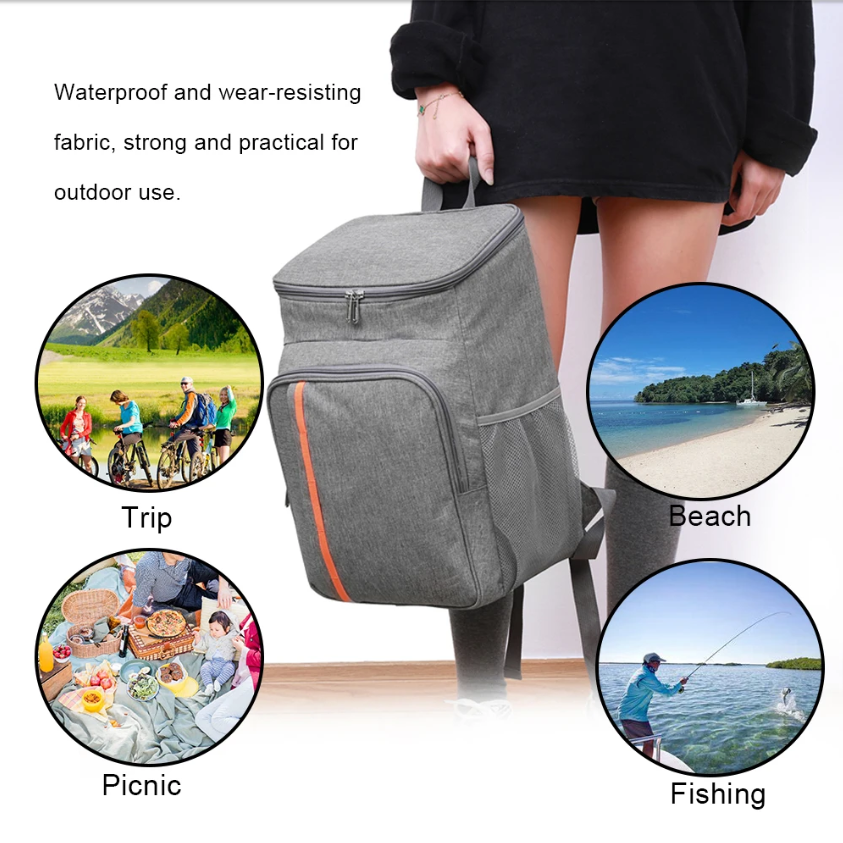 Cooler Bag Large Capacity Insulated Thermal Picnic Backpack
