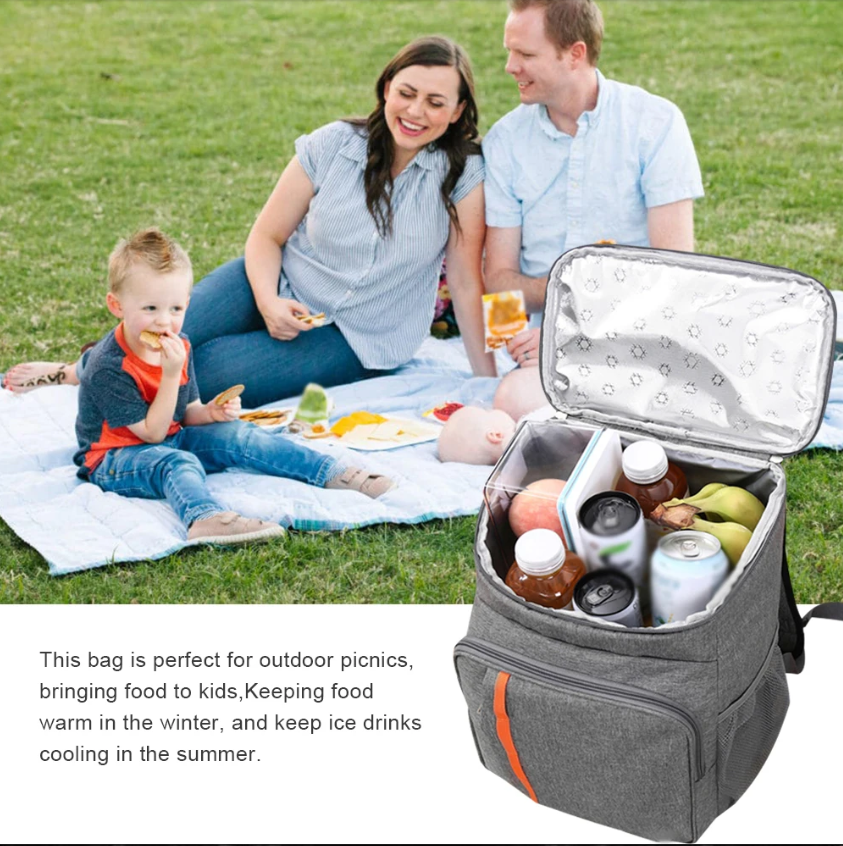 Cooler Bag Large Capacity Insulated Thermal Picnic Backpack