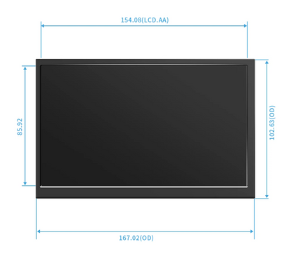 LCD Display Touch Screen Monitor 7 Inch