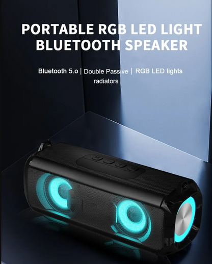 RGB LED Bluetooth Portable Speaker Wireless Stereo Extra Bass