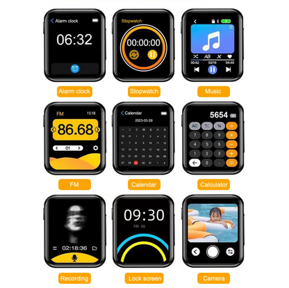 MP3 Player Bluetooth HiFi Walkman Touch Screen Speaker Recorder