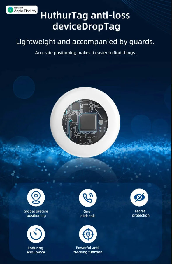 GPS Tag Tracker Bluetooth Smart Locator for Apple