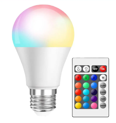 LED Multicolor RGB Bulb with Remote Control